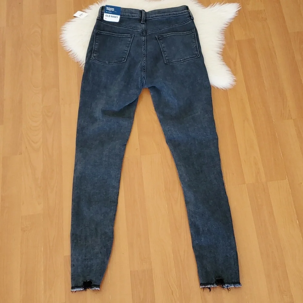 NWT Old Navy girls dark gray ballerina jeggings sz 18